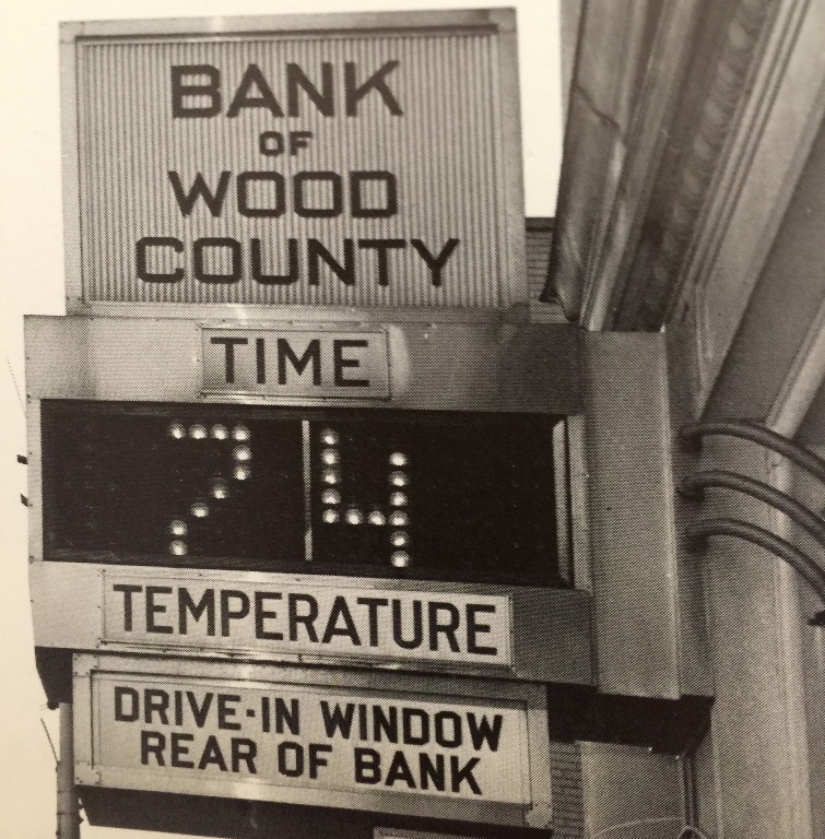 Bank of Wood County Clock